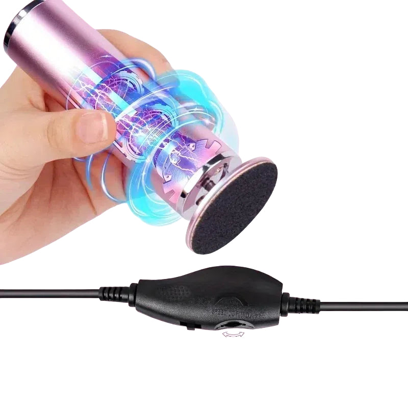 Electric Foot Care Machine – 60 Sandpapers, Adjustable Speed, Callus Remover