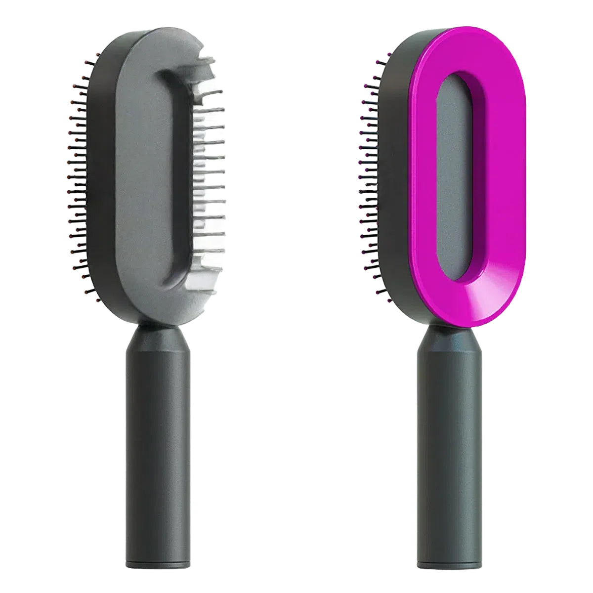 Self-Cleaning Hair Brush – Anti-Static Scalp Massage Comb