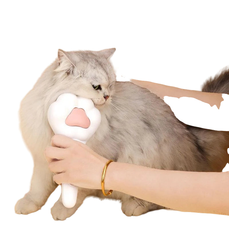 Pet Grooming Comb – Paw-Shaped Massage & Hair Remover