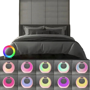 LED Night Light Wireless Speaker App Control with Alarm Time Display Perfect Home Decor Night Lamp for Teen Girls This Christmas