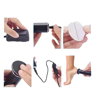 Electric Foot Care Machine – 60 Sandpapers, Adjustable Speed, Callus Remover