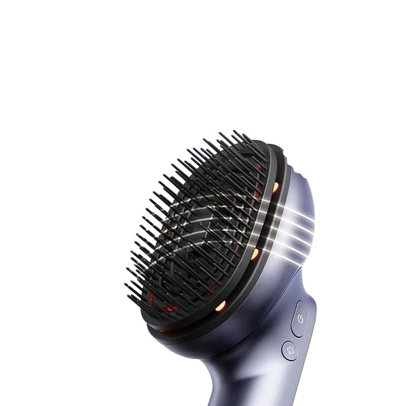 Electric Scalp Massage Brush – with 3 Hair Oil Bottles
