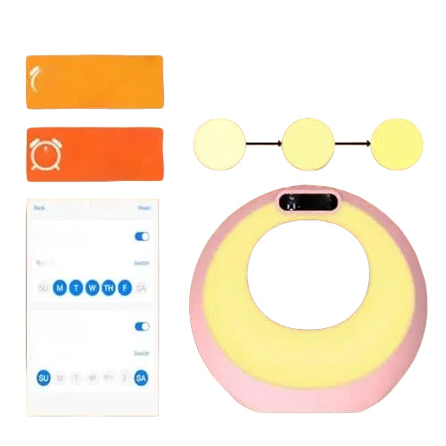 LED Night Light Wireless Speaker App Control with Alarm Time Display Perfect Home Decor Night Lamp for Teen Girls This Christmas