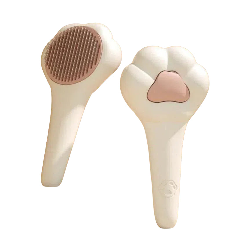 Pet Grooming Comb – Paw-Shaped Massage & Hair Remover