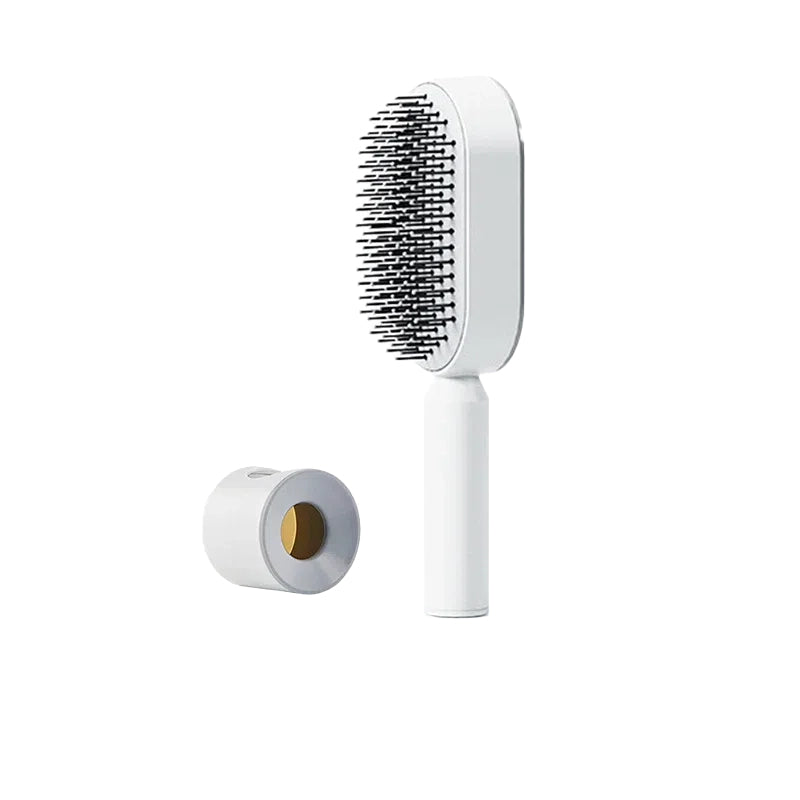 Self-Cleaning Hair Brush – Anti-Static Scalp Massage Comb