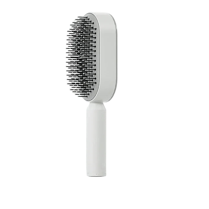 Self-Cleaning Hair Brush – Anti-Static Scalp Massage Comb