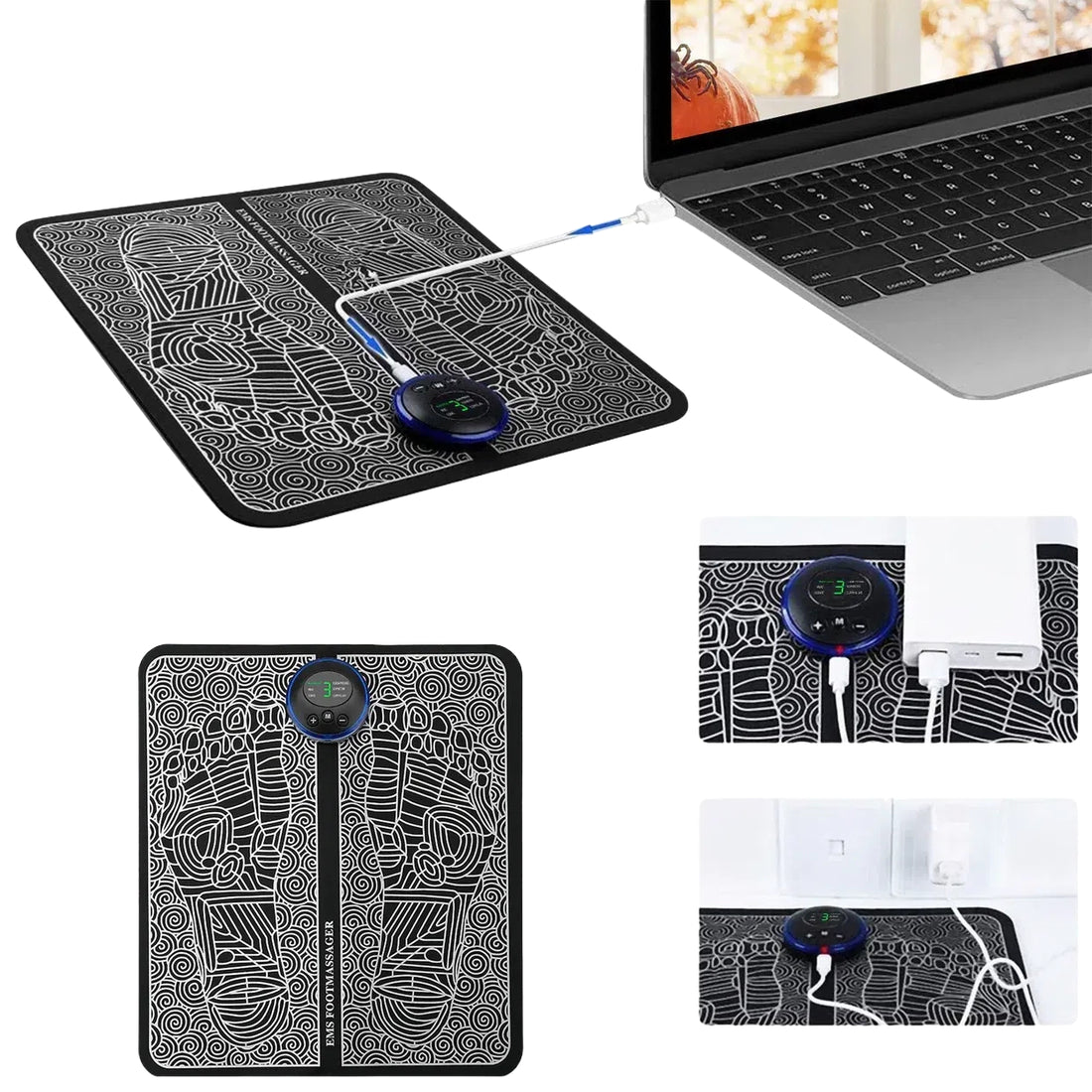 Adjustable Foot Relaxation Mat – Portable EMS Pad