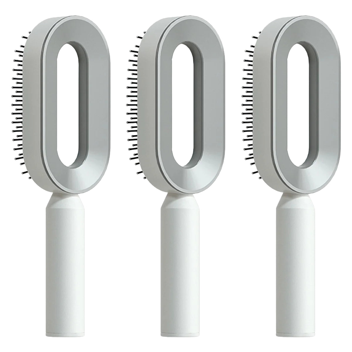 Self-Cleaning Hair Brush – Anti-Static Scalp Massage Comb