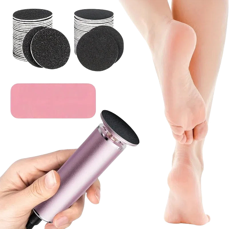 Electric Foot Care Machine – 60 Sandpapers, Adjustable Speed, Callus Remover