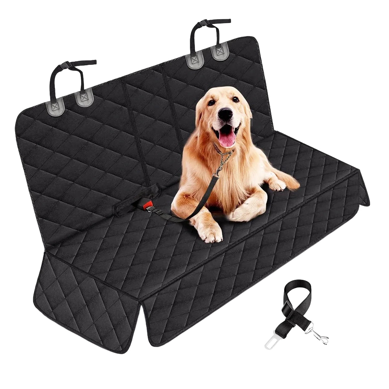 Dog Car Seat Cover – Waterproof, Scratchproof with Seat Belt