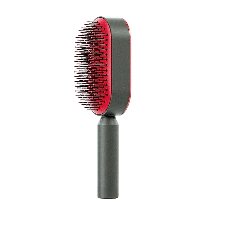 Self-Cleaning Hair Brush – Anti-Static Scalp Massage Comb