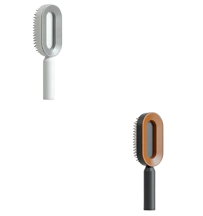 Self-Cleaning Hair Brush – Anti-Static Scalp Massage Comb
