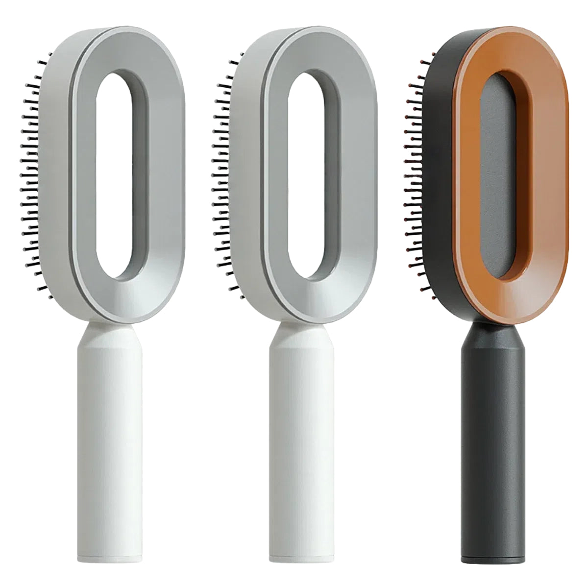 Self-Cleaning Hair Brush – Anti-Static Scalp Massage Comb