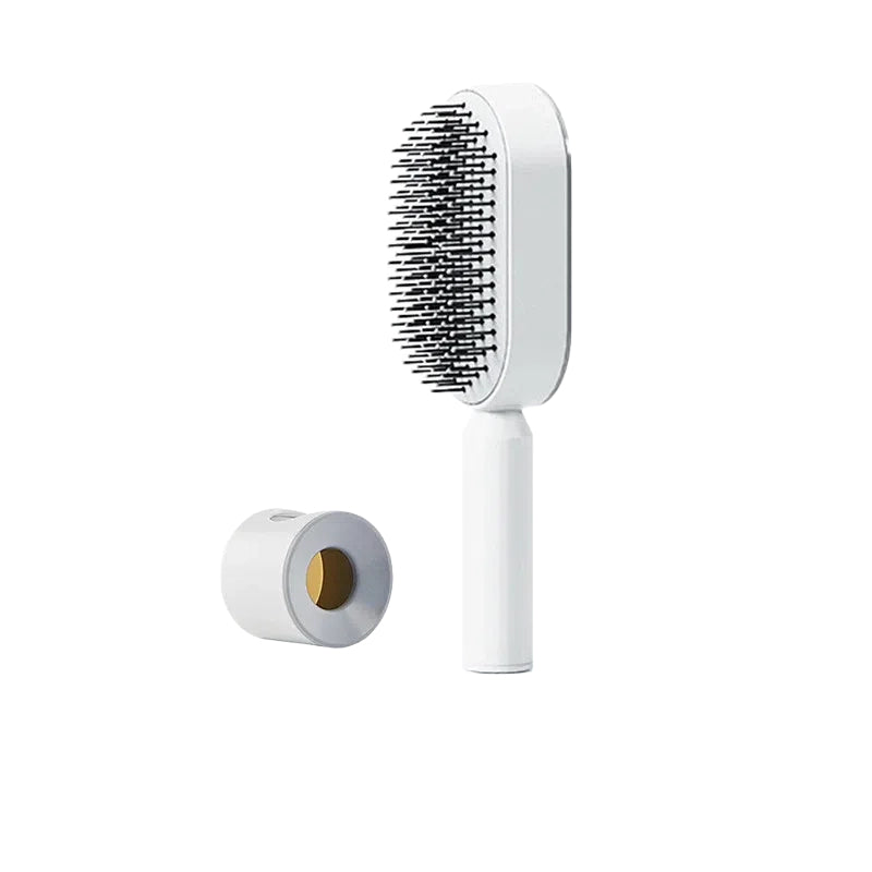 Self-Cleaning Hair Brush – Anti-Static Scalp Massage Comb
