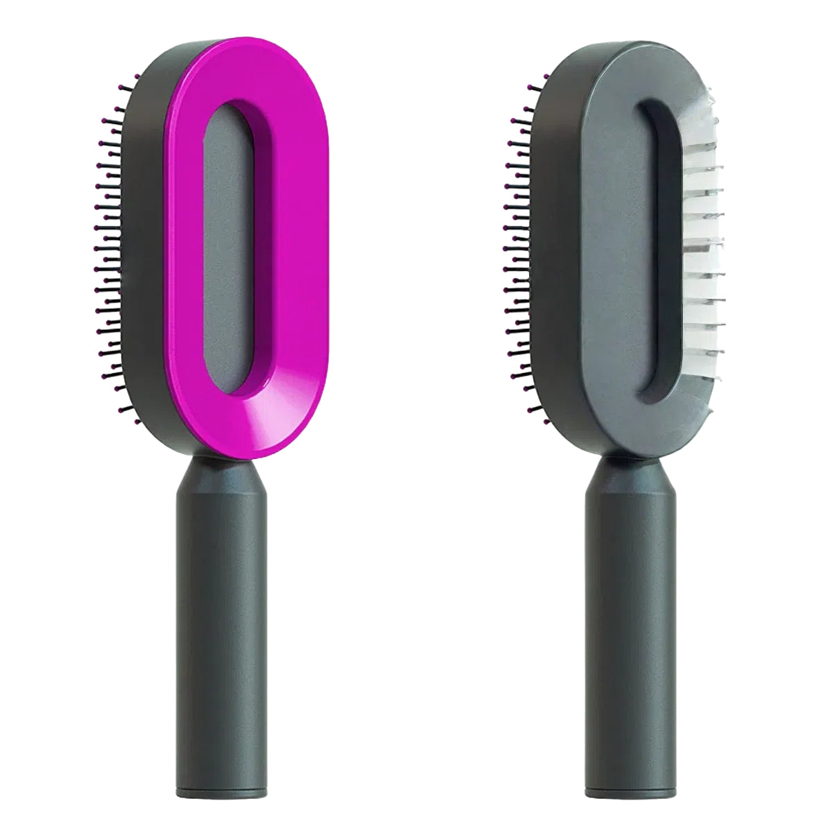 Self-Cleaning Hair Brush – Anti-Static Scalp Massage Comb