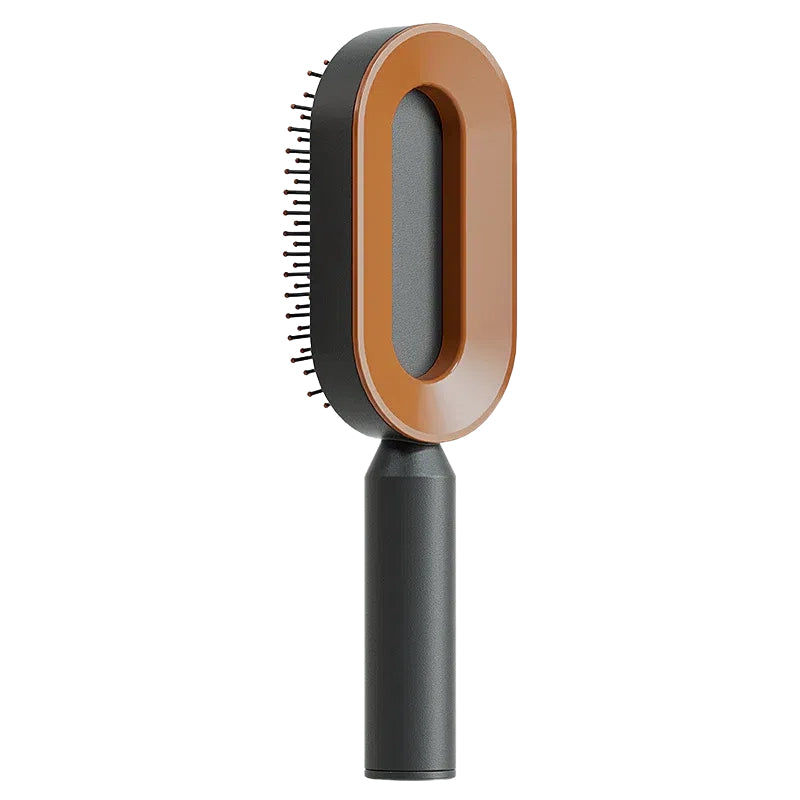 Self-Cleaning Hair Brush – Anti-Static Scalp Massage Comb