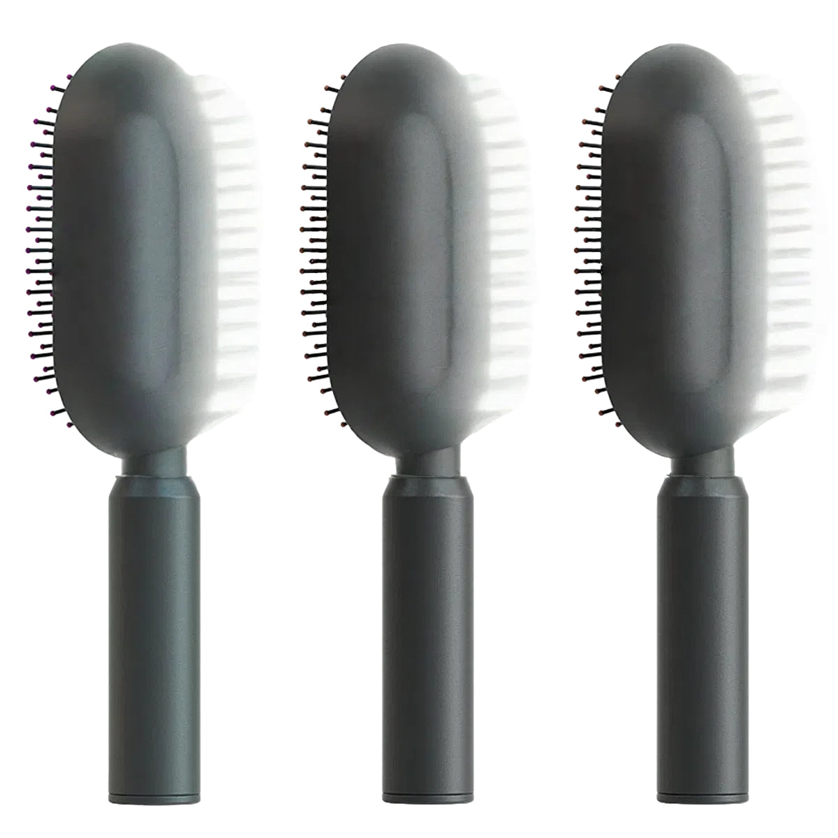 Self-Cleaning Hair Brush – Anti-Static Scalp Massage Comb