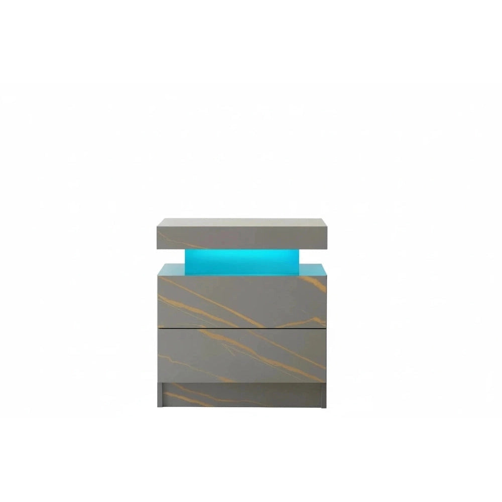 Black and blue rectangular object on a white background