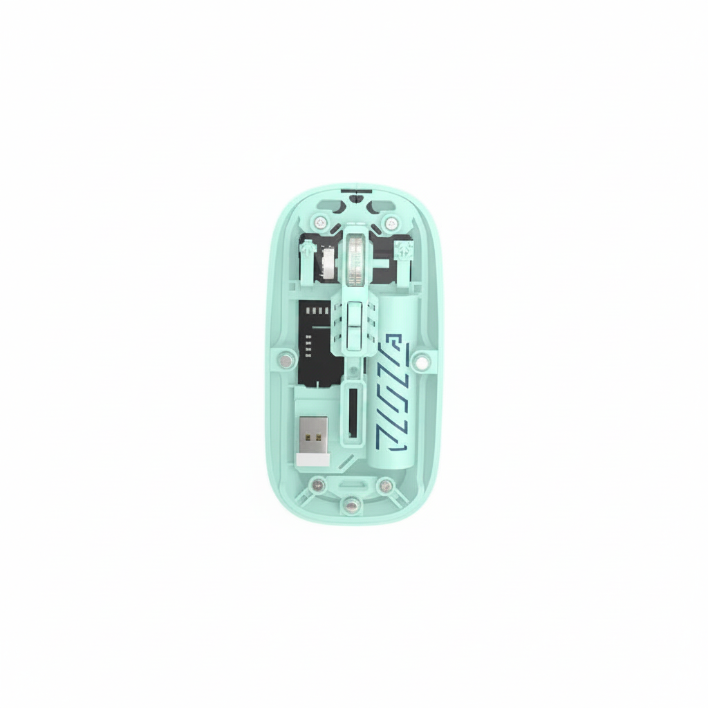 Mint Green Mouse - AI Upscaled